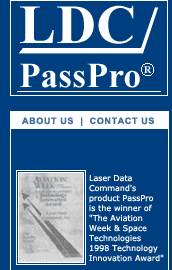 Click on Laser Data Command; PassPro®