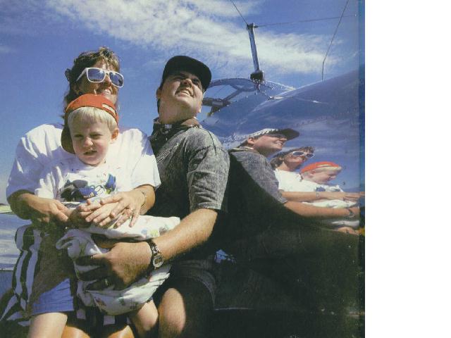 Oshkosh: The place for Scott, Marilyn and young T.J. Olson to reflect on the precious freedom of owning and flying (and polishing) a 1946 Ercoupe.